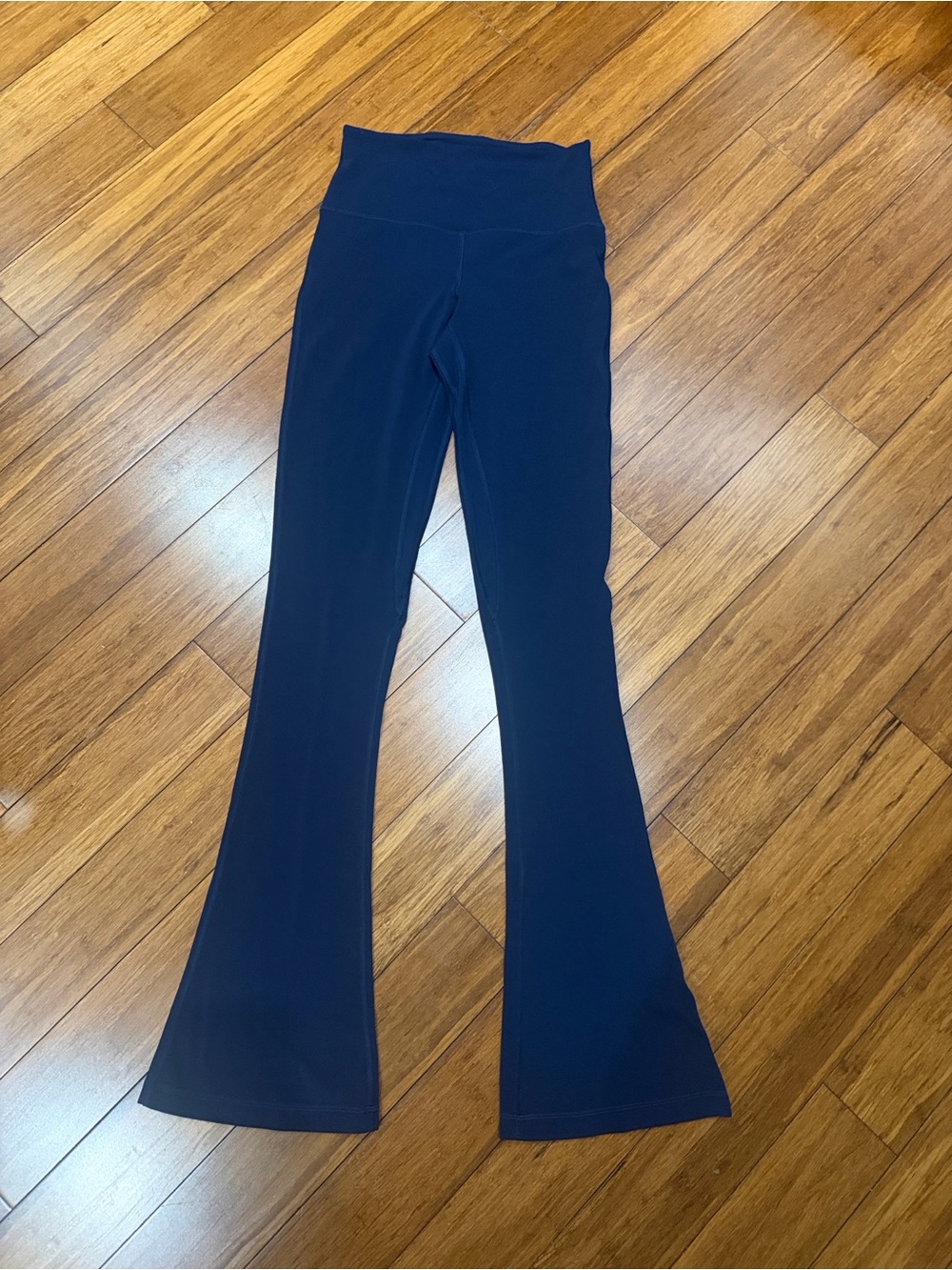 lululemon athletica Navy High-Rise Mini Flare Tall Leggings SOLD OUT MODEL!